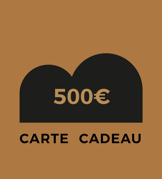 CARTE CADEAU 500 euros