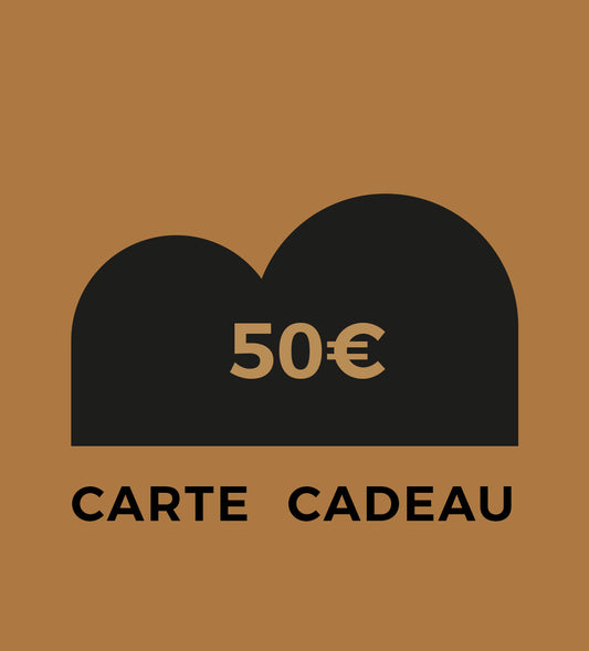 CARTE CADEAU 50 euros
