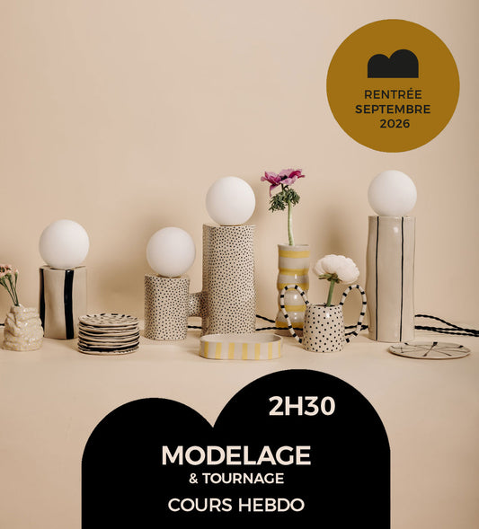 TRIMESTRE MODELAGE & CRÉATION - SEPTEMBRE 2026